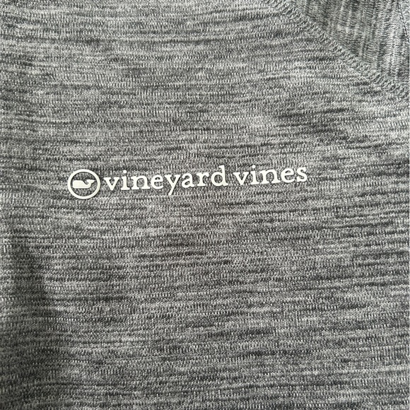 Vineyard Vines Men's Sankaty Performance 1/2 Zip Evening Sky (Black/Grey) Small - Picture 3 of 6